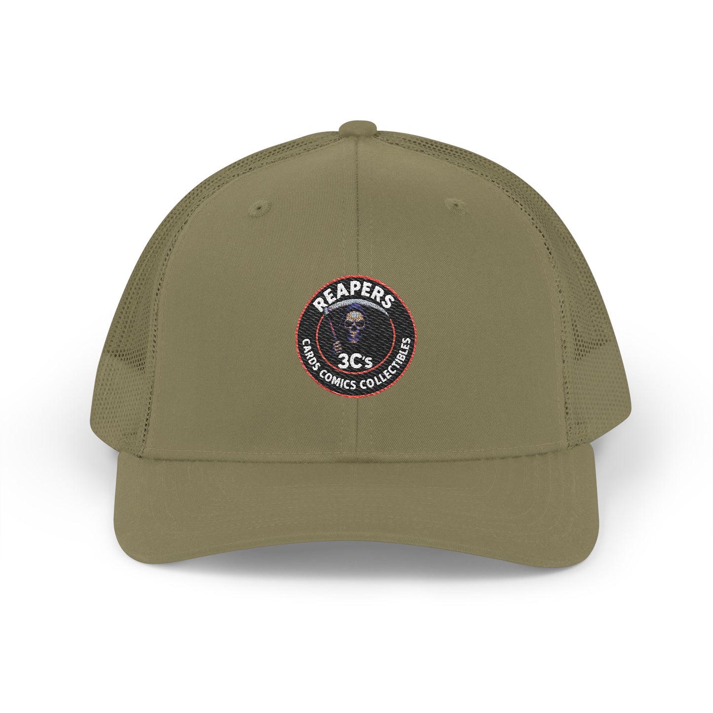 Reapers 3C’s Trucker Hat – Grim Reaper OG Logo Mesh Cap | Veteran Owned Streetwear