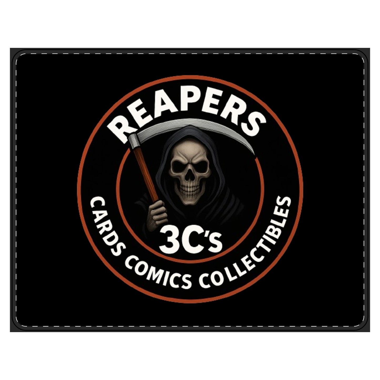Reapers 3C’s Mouse Pad – Grim Reaper OG Logo Desk Mat | Veteran Owned