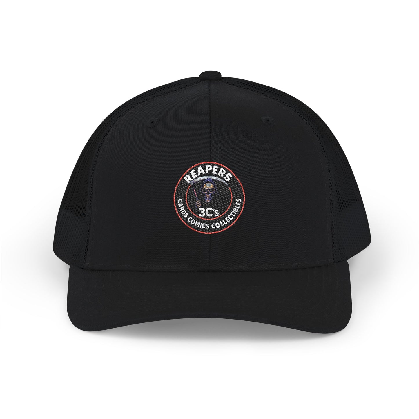 Reapers 3C’s Trucker Hat – Grim Reaper OG Logo Mesh Cap | Veteran Owned Streetwear