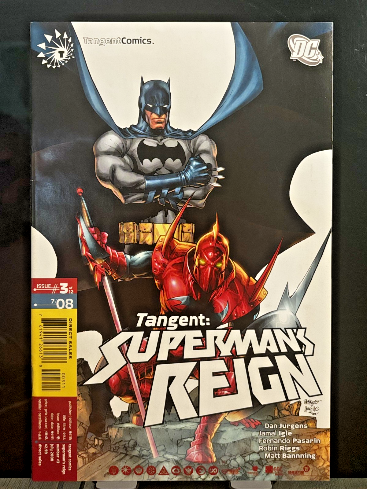 Tangent: Superman’s Reign Lot (2008 DC) #1–4, 7–8 VF/NM | Tangent Universe DC