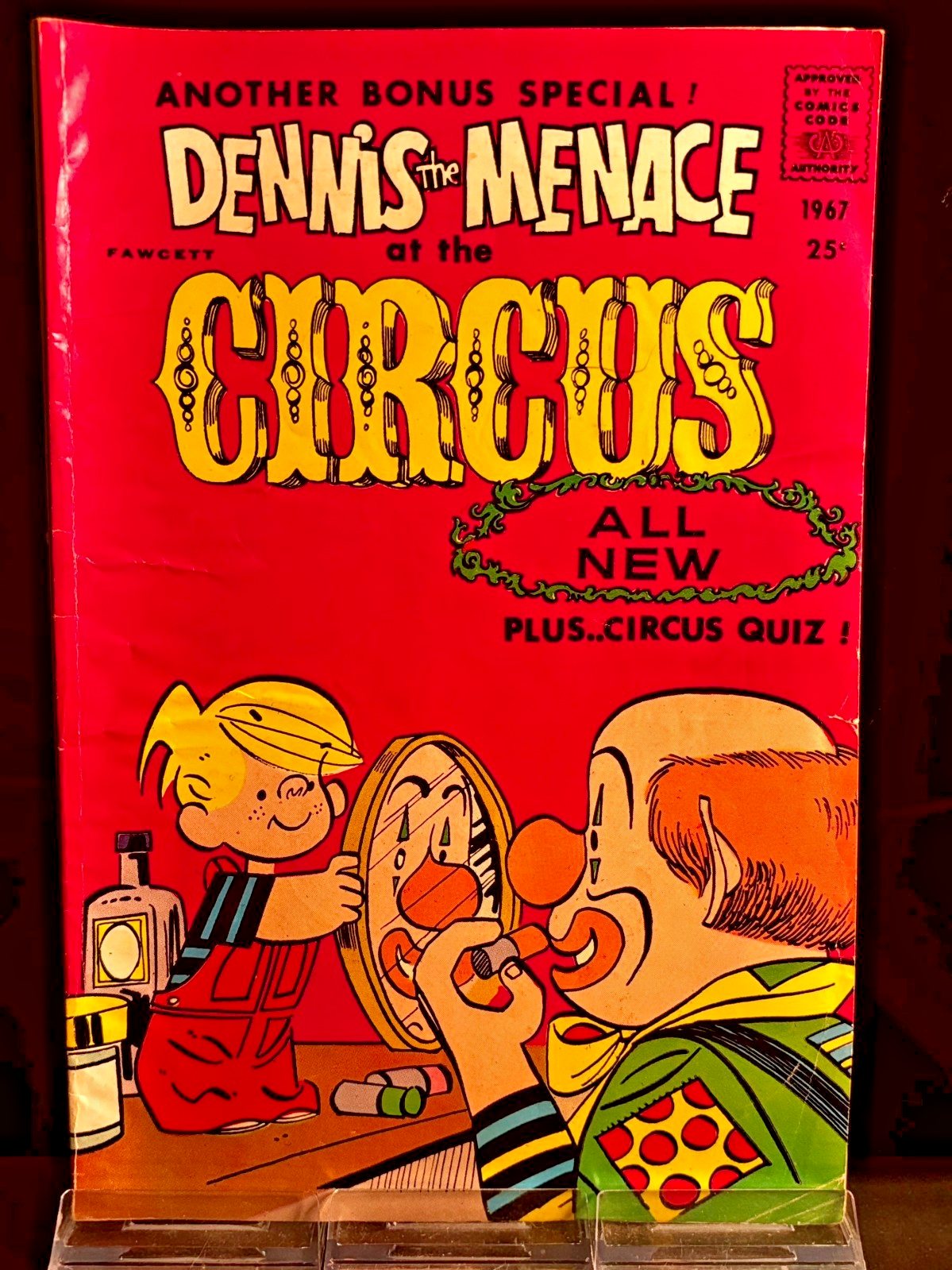 Dennis the Menace Giant Comics Lot #39 46 47 49 50 65 G/VG 1960s Fawcett Key