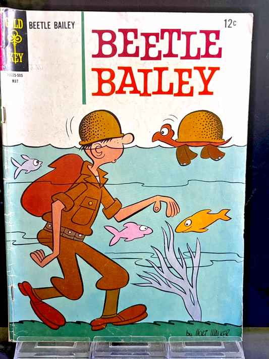 Beetle Bailey #49 & #50 G/VG Dell Comics 1965 Army Humor Mort Walker Silver Age