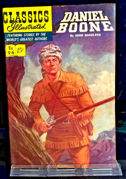 Daniel Boone #96 Gilberton Classics Illustrated Comic reprint mid-1950