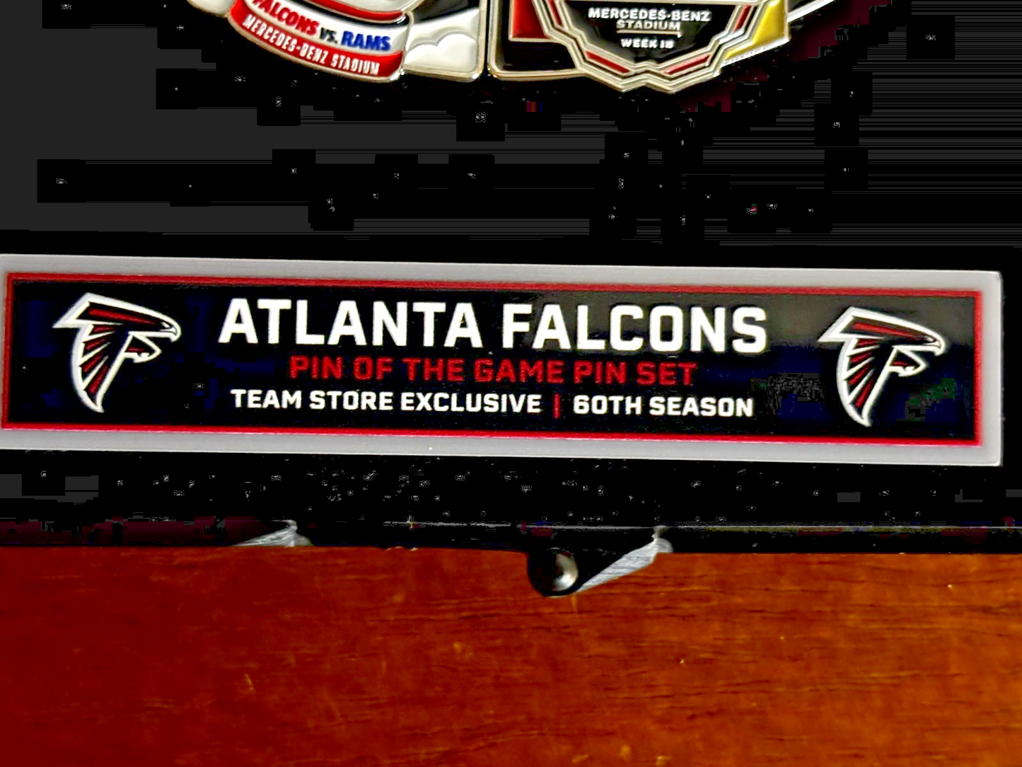 2025 Atlanta Falcons “Pin of the Game” Complete Set – 60th Season