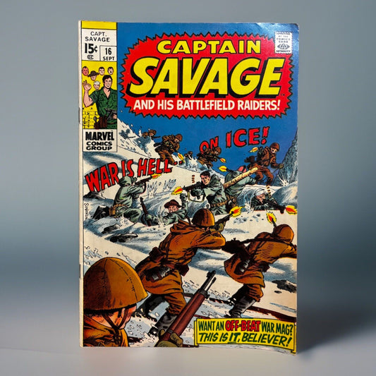 Capt. Savage and His Leatherneck Raiders #16 (Marvel Comics September 1969)
