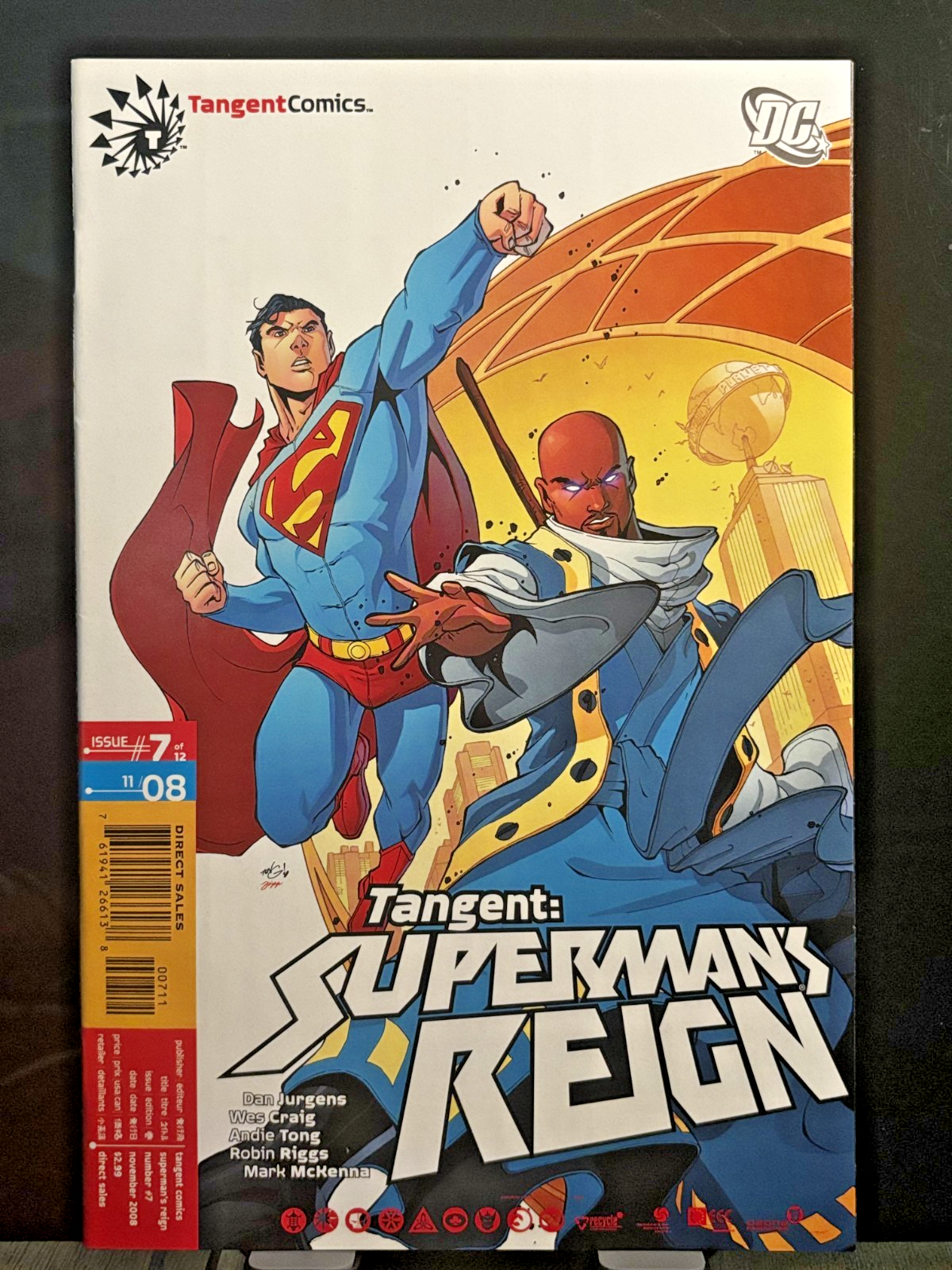 Tangent: Superman’s Reign Lot (2008 DC) #1–4, 7–8 VF/NM | Tangent Universe DC