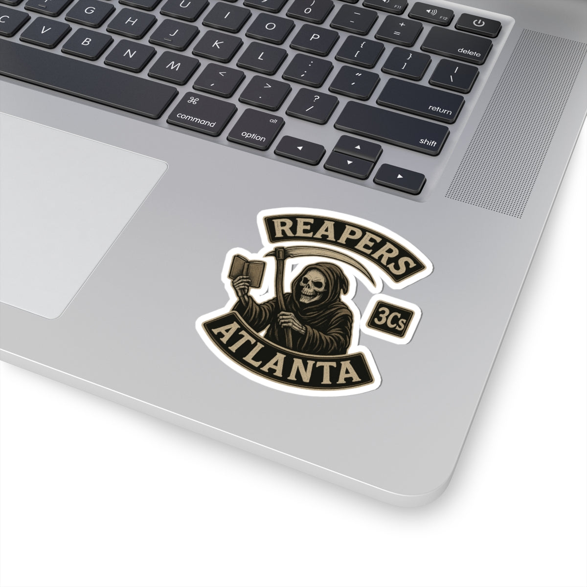 Reapers 3C’s MC Style Sticker – Grim Reaper Decal | Veteran Owned