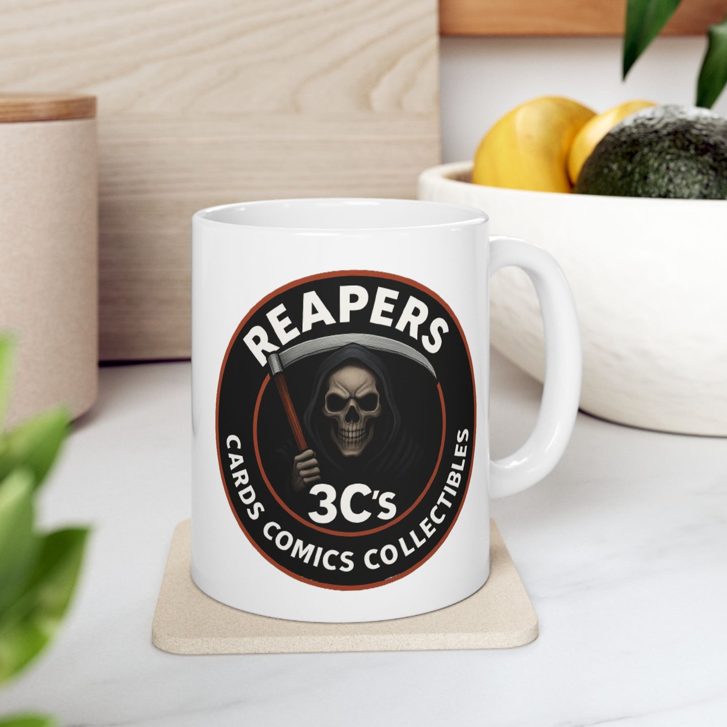 Reapers 3C’s Coffee Mug – Grim Reaper OG Logo Cup | Veteran Owned