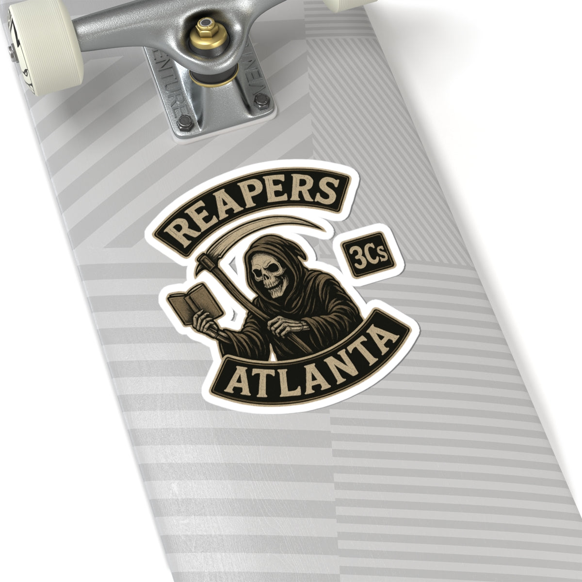 Reapers 3C’s MC Style Sticker – Grim Reaper Decal | Veteran Owned
