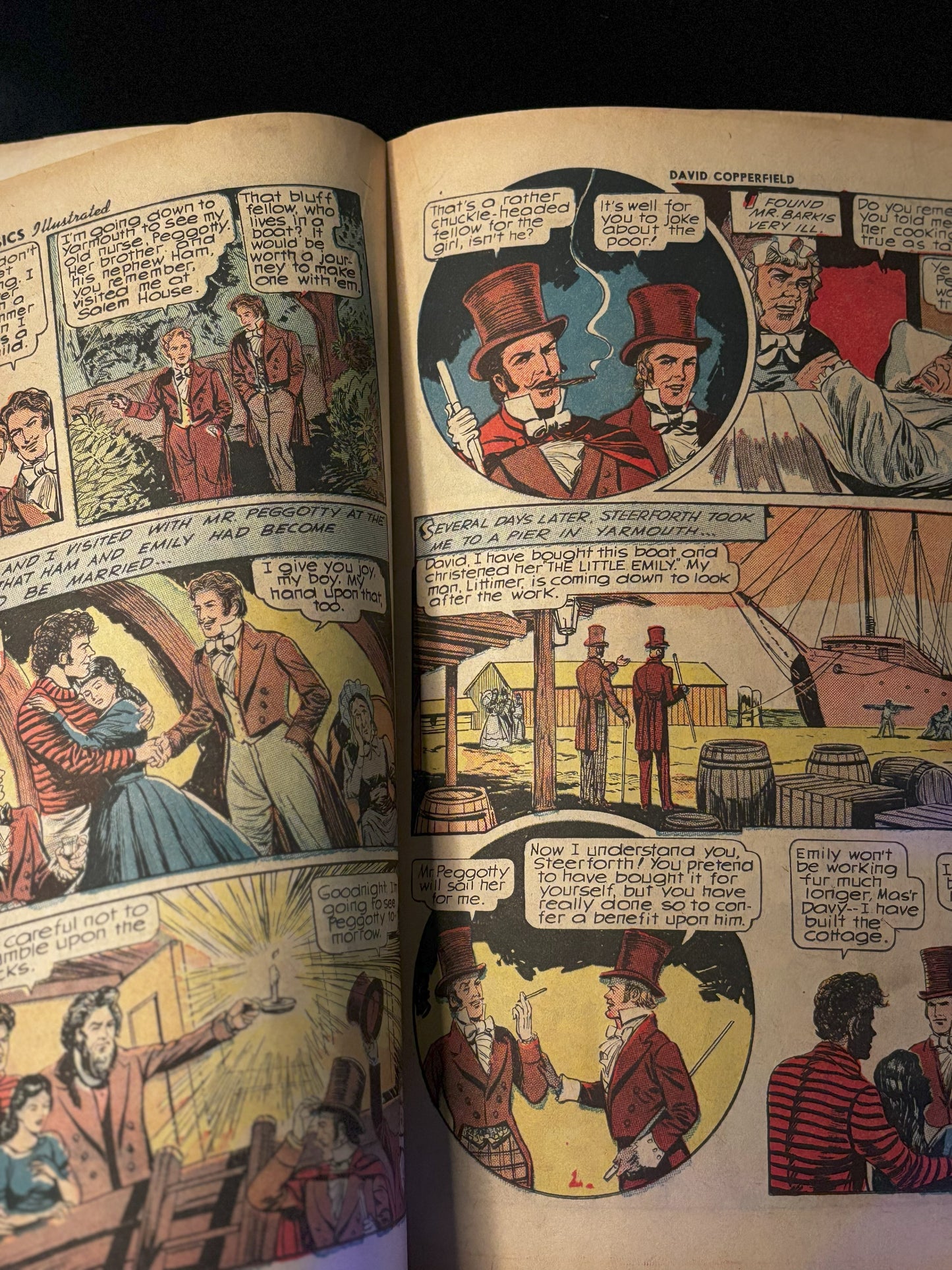 Classics Illustrated #48 – David Copperfield (1948) – Early Printing – VG+ Golden Age Comic