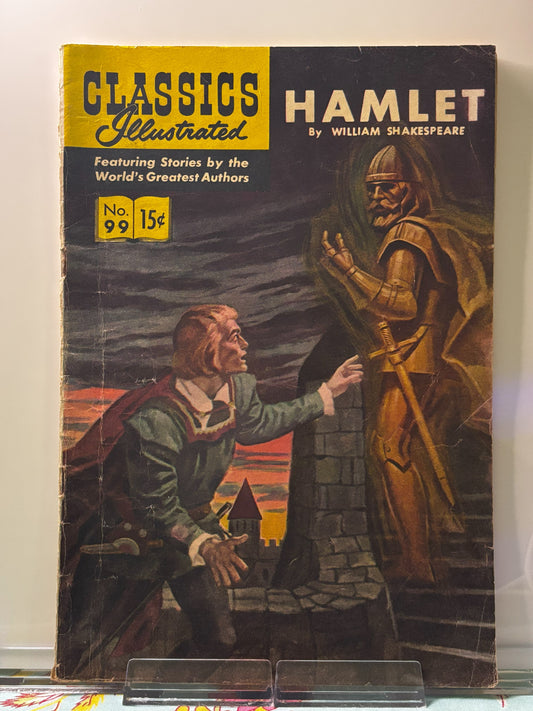 Classics Illustrated #99 – Hamlet (1952) – Shakespeare Adaptation – VG Golden Age Comic