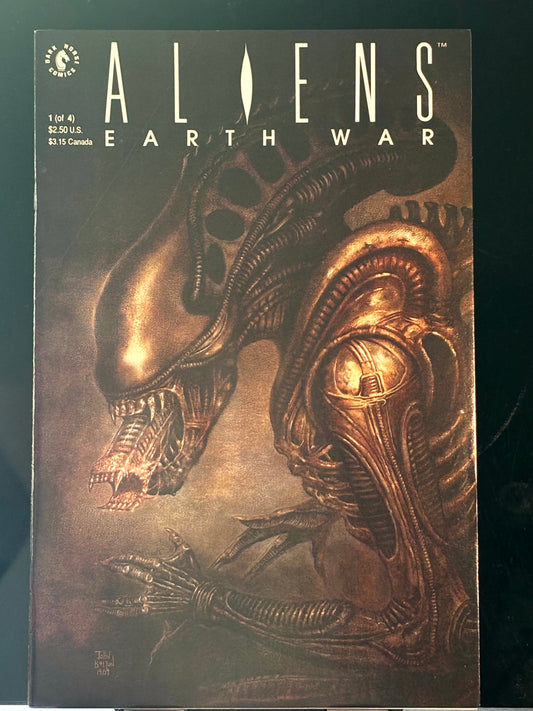 Aliens: Earth War Lot (1990 Dark Horse) #1–4 VF/NM | Complete 4-Issue Set | Mark Verheiden Sci-Fi Horror