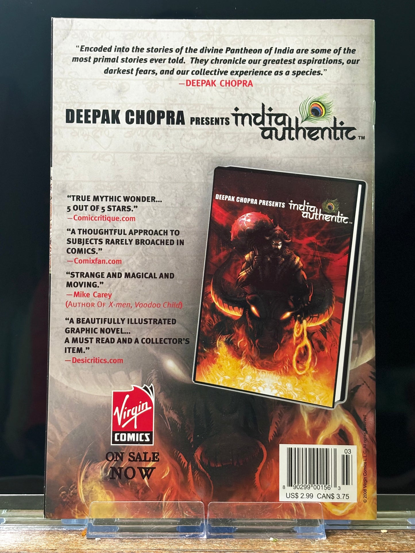 Buddha: A Story of Enlightenment #1 (2008 Virgin Comics) – VF/NM – Deepak Chopra Graphic Novel Adaptation