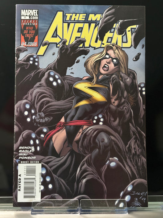 The Mighty Avengers #11 (2007 Marvel Comics) – VF/NM – “The Venom Bomb” Part 5 – Symbiote Crisis Finale