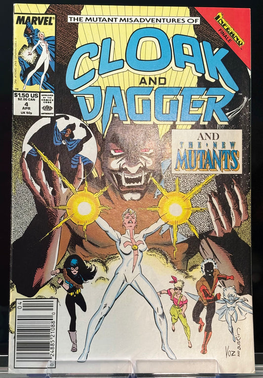 The Mutant Misadventures of Cloak and Dagger (1988 Marvel) – Issues #4, 6, 7, 13, 14 – VF/NM Lot – Urban Mutant Drama & Supernatural Grit