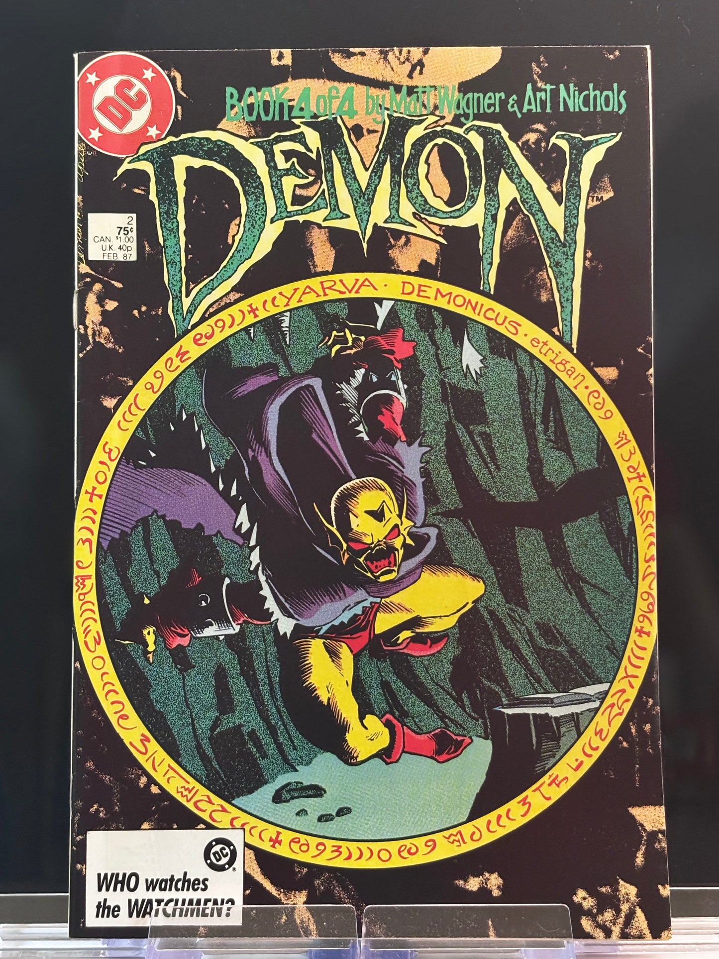 The Demon #1–4 (1987 DC Comics) – Complete 4-Issue Mini-Series – VF/NM Lot – Etrigan Unleashed