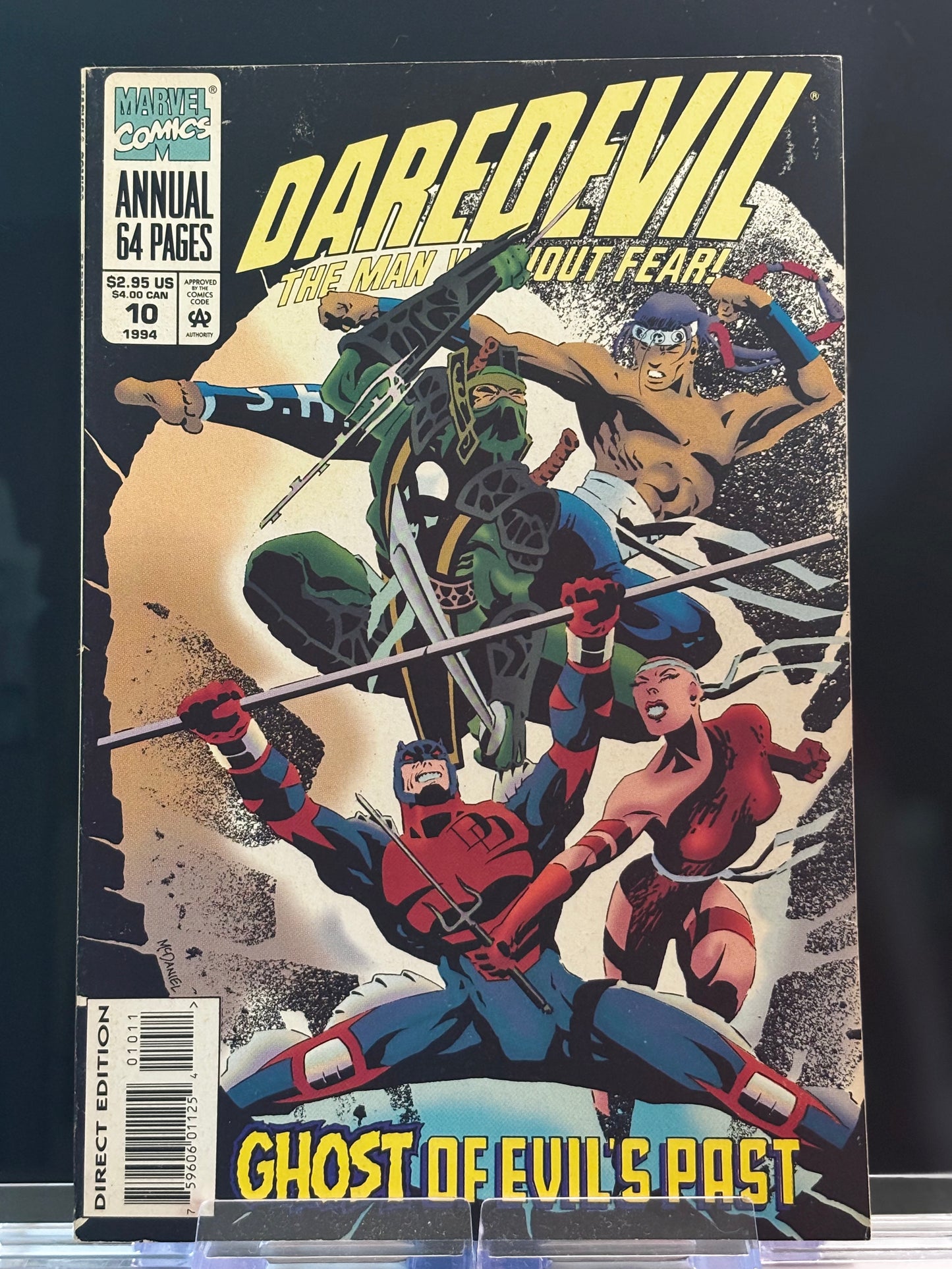 Daredevil Annuals #6,9,10 (1990–1994 Marvel) – VF/NM Lot – Predator, Ghosts, and Crossovers of Justice