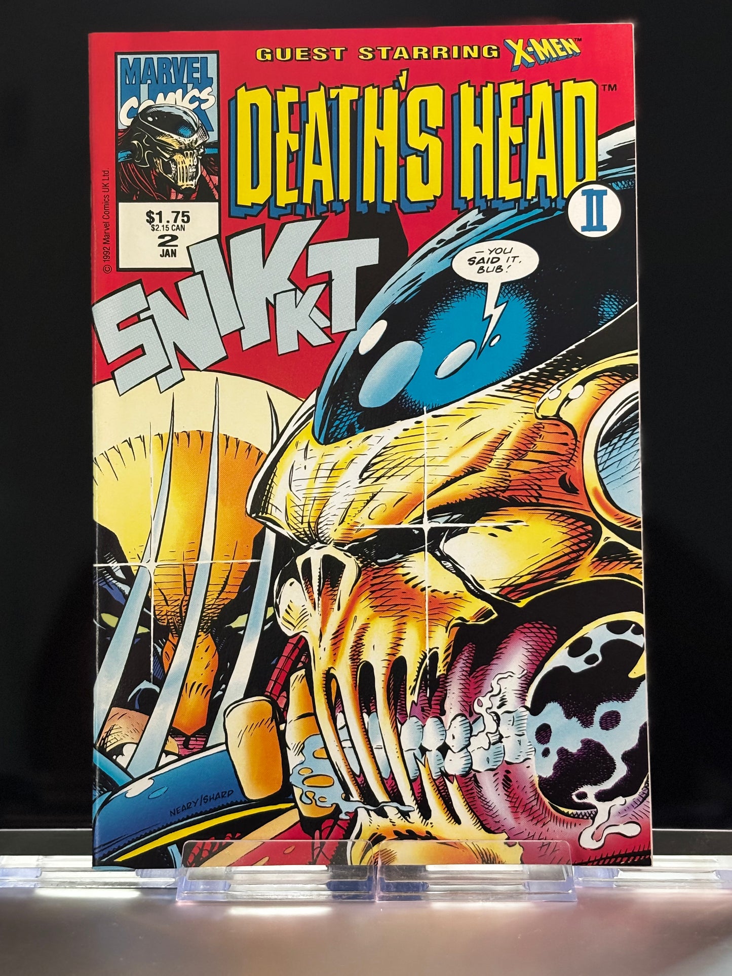 Death’s Head II #1 & 2 (1992 Marvel UK) – VF/NM – Complete Lot – Cybernetic Antihero Origin