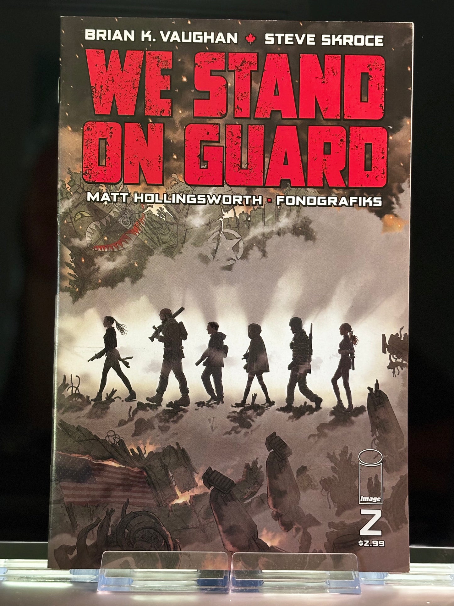 We Stand On Guard #1B–3 (2015 Image Comics) – VF/NM – Brian K. Vaughan Sci-Fi Mini-Series – Variant Included