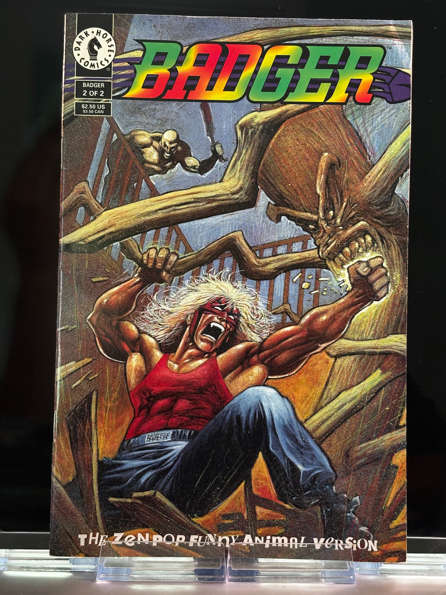 Badger: Zen Pop Funny-Animal Version #1 & 2 (1994 Dark Horse Comics) – Mike Baron – Complete 2-Issue Parody Set