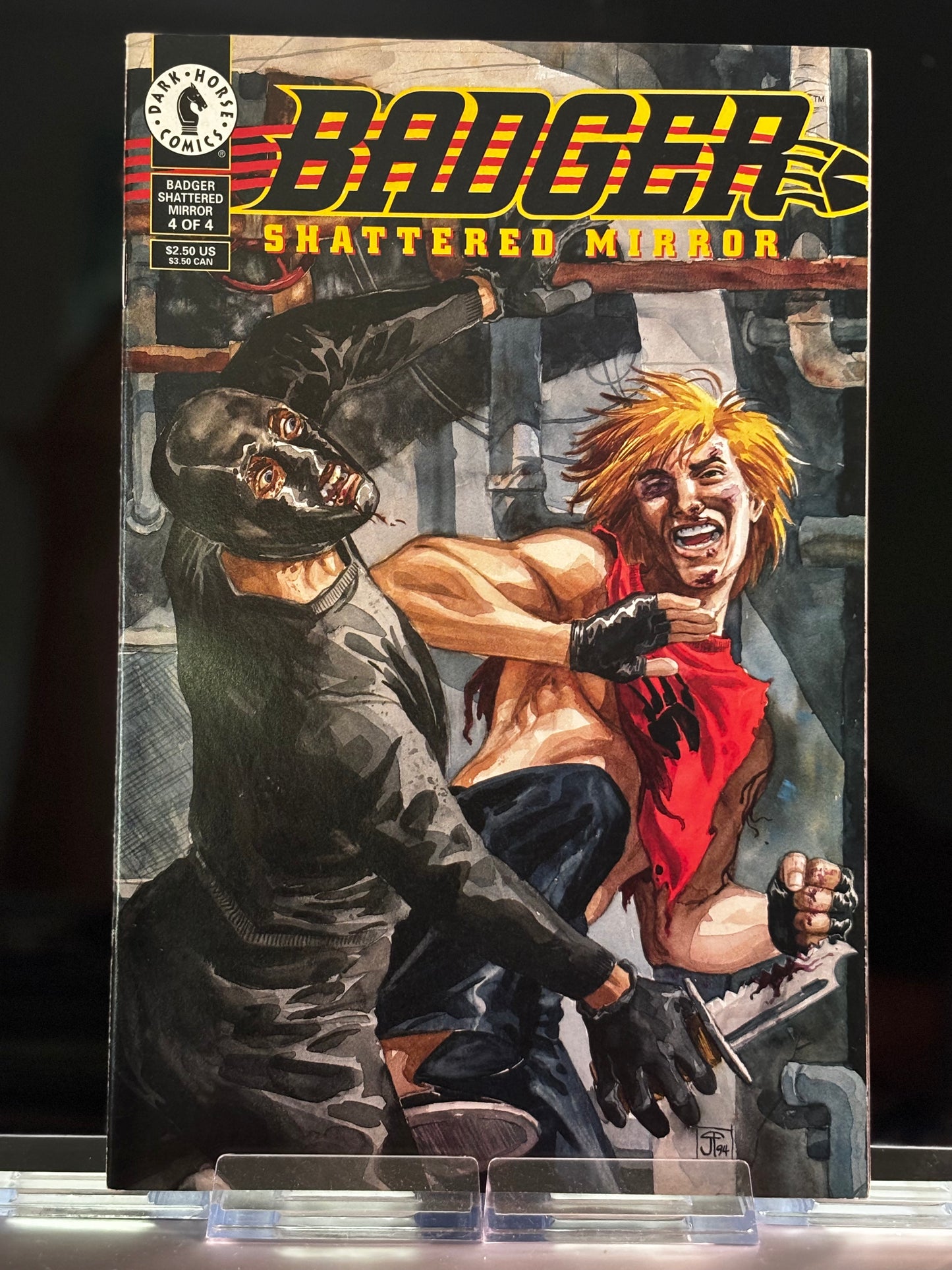 Badger: Shattered Mirror #1–4 (1994 Dark Horse Comics) – VF/NM – Complete Martial Arts Madness Mini-Series