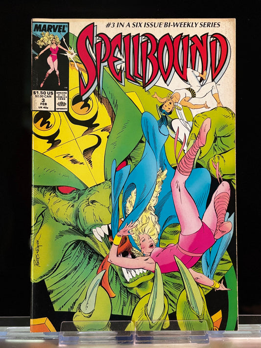 Spellbound #3–5 (1988 Marvel Comics) – VF/NM Lot – Louise Simonson Urban Magic Mini-Series
