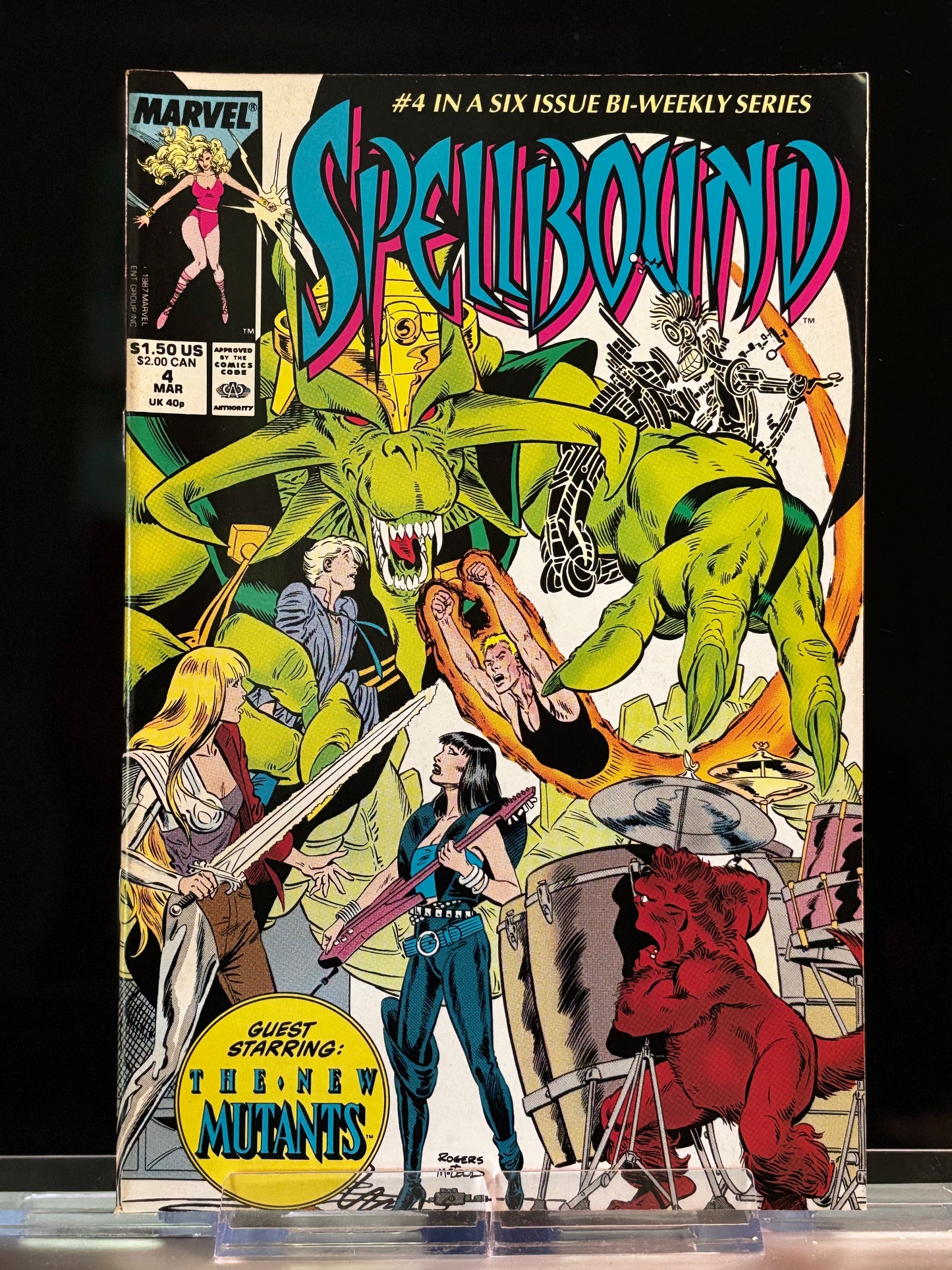 Spellbound #3–5 (1988 Marvel Comics) – VF/NM Lot – Louise Simonson Urban Magic Mini-Series