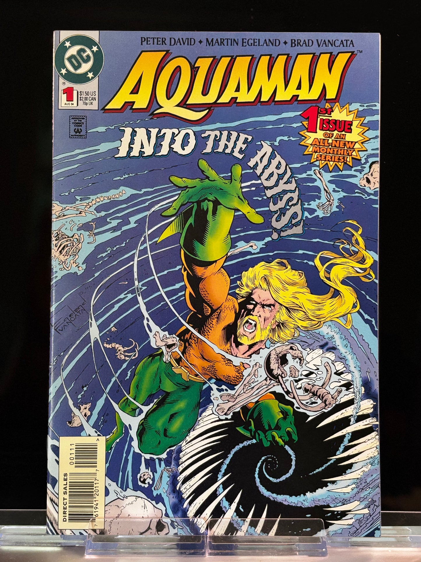 Aquaman #1–3 (1994 DC Comics) – VF/NM – Peter David Rebirth Era – First 3-Issue Lot