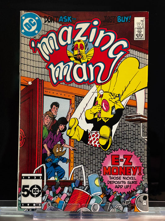 ‘Mazing Man #3–5 (1986 DC Comics) – VF/NM Lot – Slice-of-Life Superhero Satire by Bob Rozakis