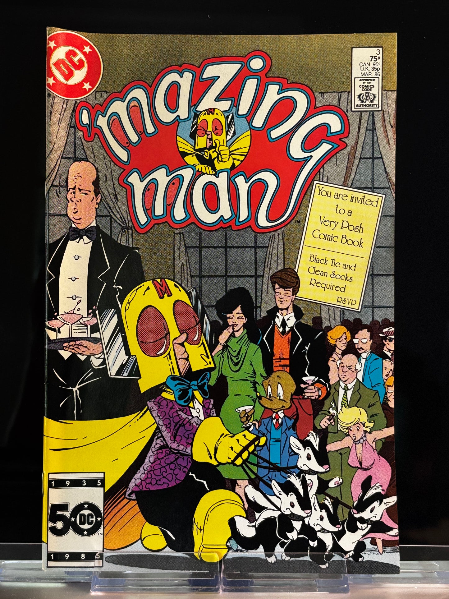 ‘Mazing Man #3–5 (1986 DC Comics) – VF/NM Lot – Slice-of-Life Superhero Satire by Bob Rozakis