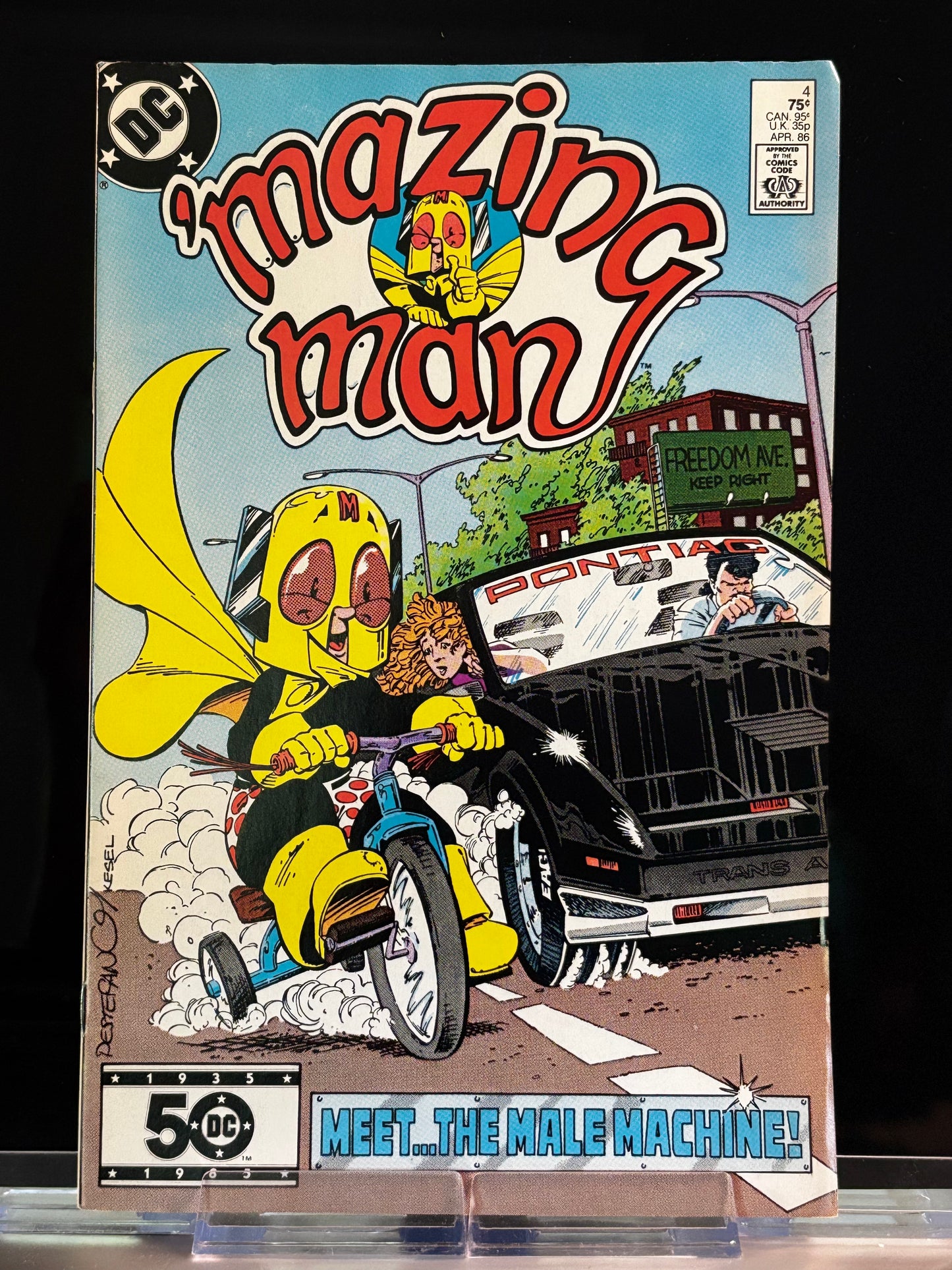 ‘Mazing Man #3–5 (1986 DC Comics) – VF/NM Lot – Slice-of-Life Superhero Satire by Bob Rozakis