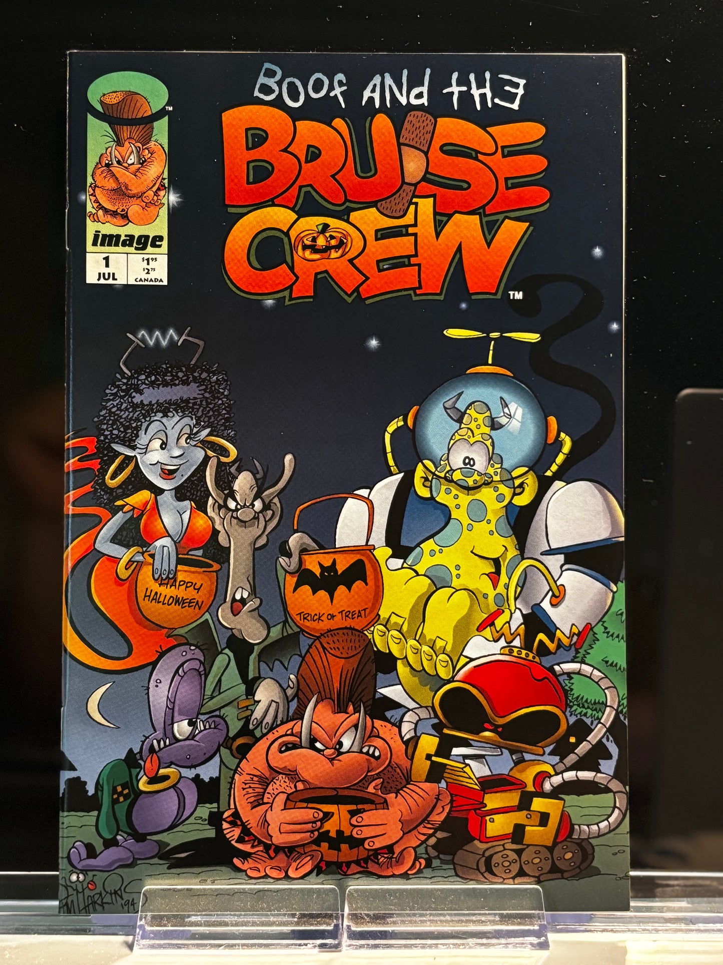 Boof and the Bruise Crew #1 & 2 (1994 Image Comics) – VF/NM – Complete Gross-Out Misfit Mini by Sam Kieth