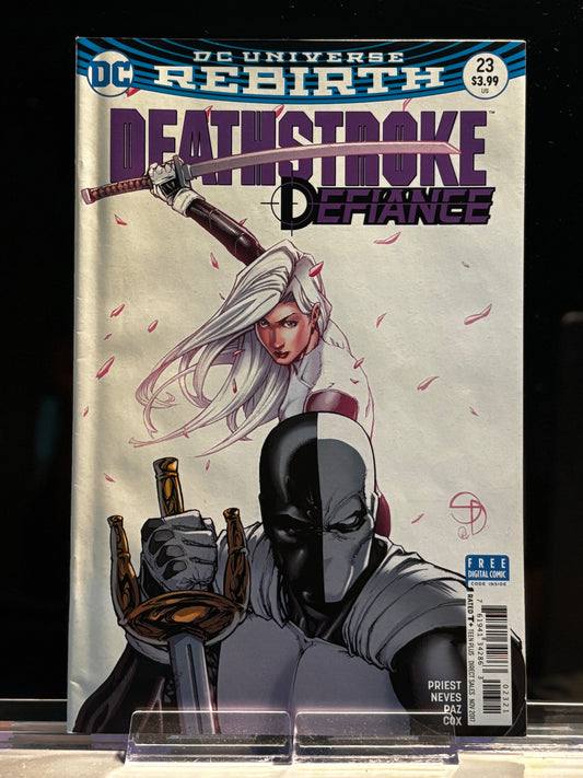 Deathstroke #23B (2016 DC Comics) – VF/NM – Variant Cover – Defiance Chapter Three: “Like Father, Like Daughter!”