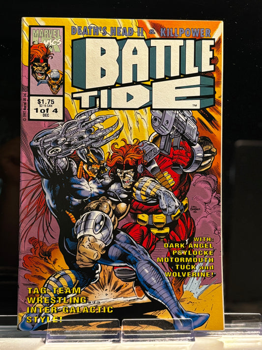 Battletide #1 & 2 (1992 Marvel UK) – VF/NM – Death’s Head II Cosmic Gladiator War – 2-Issue Lot