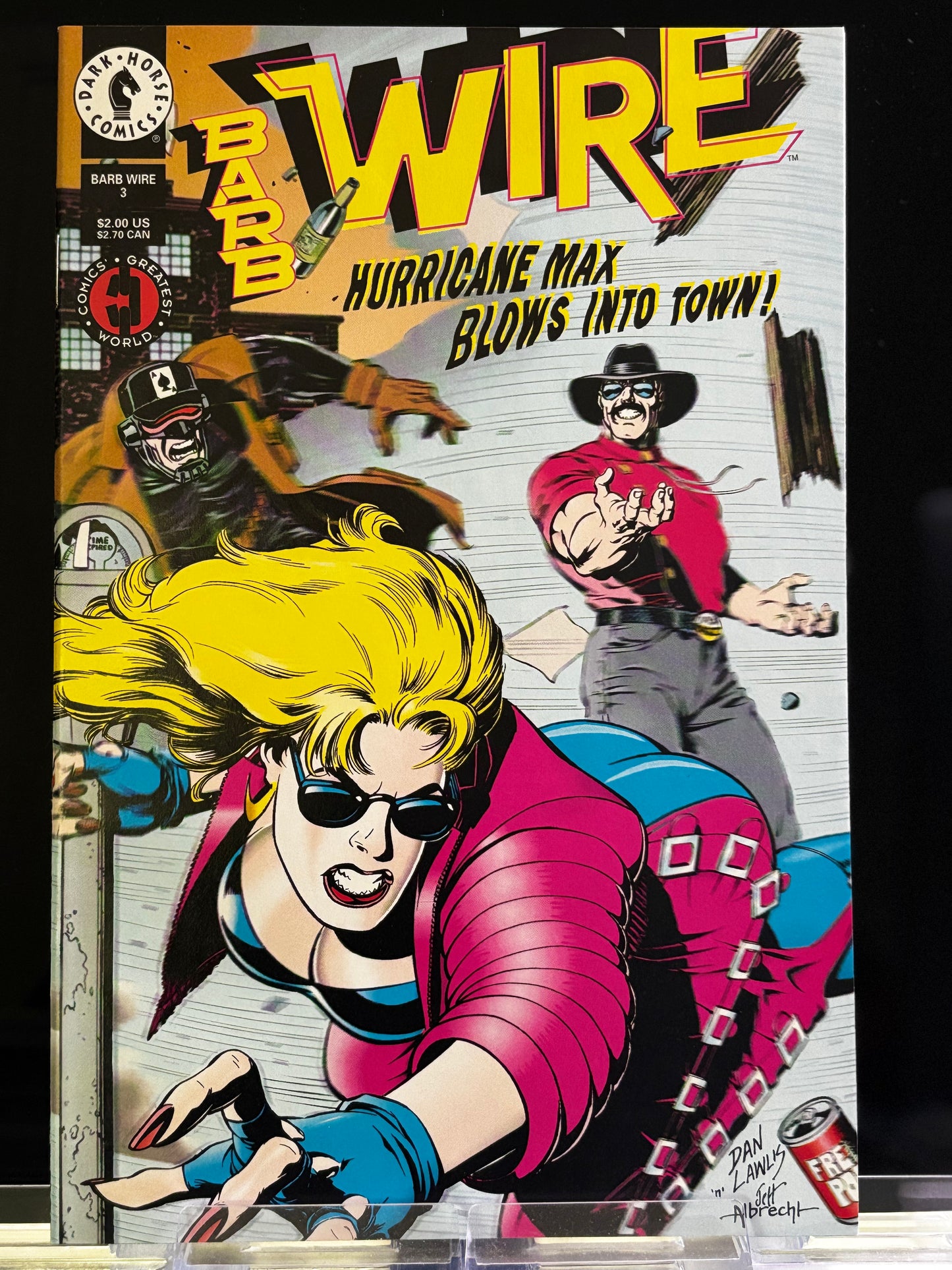 Barb Wire #2, 3, 4 (1994 Dark Horse Comics) – VF/NM – Gritty Cyber-Noir Bounty Hunter Lot