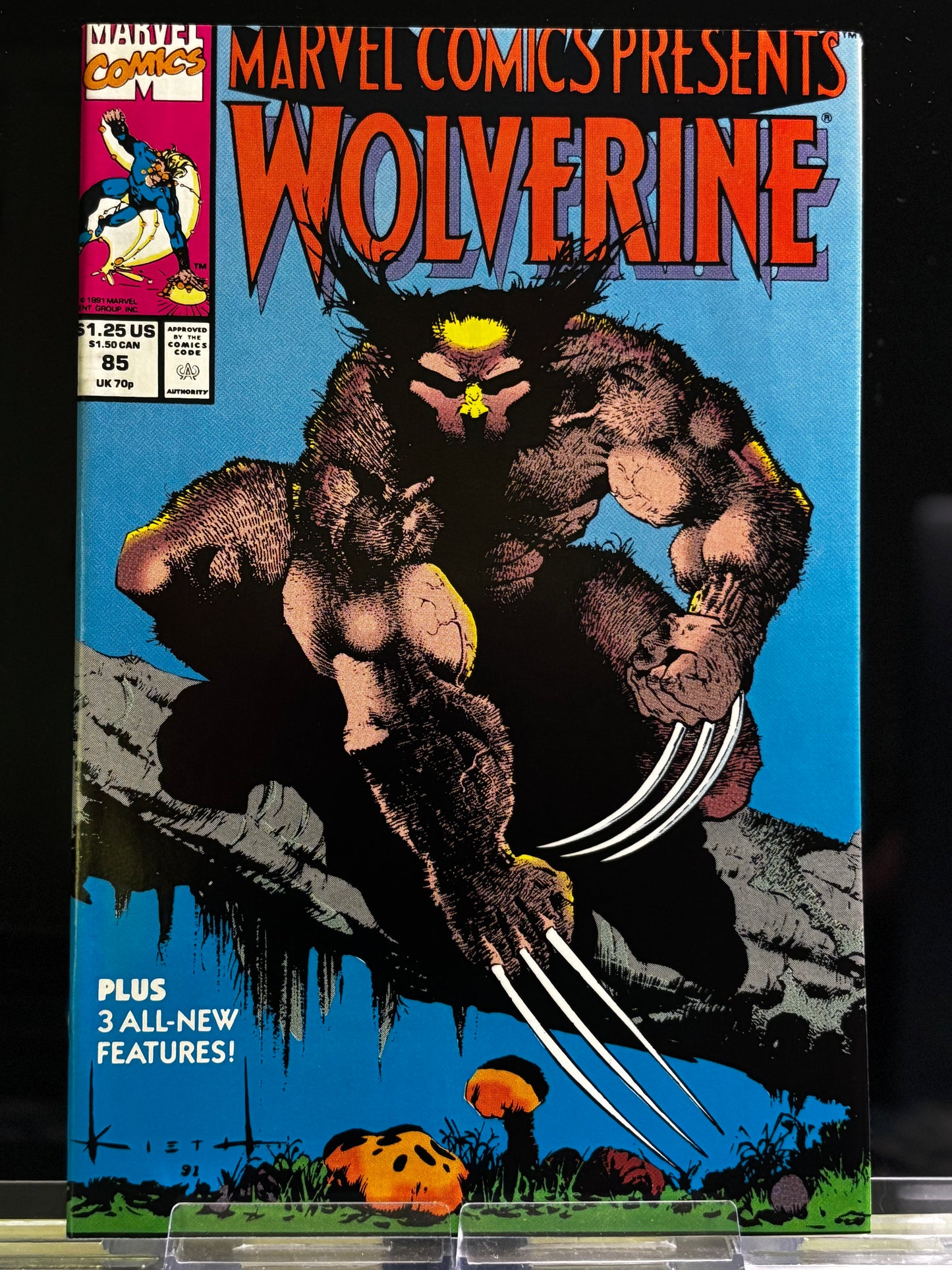 Marvel Comics Presents #75, 76, 85 (1988 Marvel) VF/NM Wolverine Stories Weapon X Era Lot