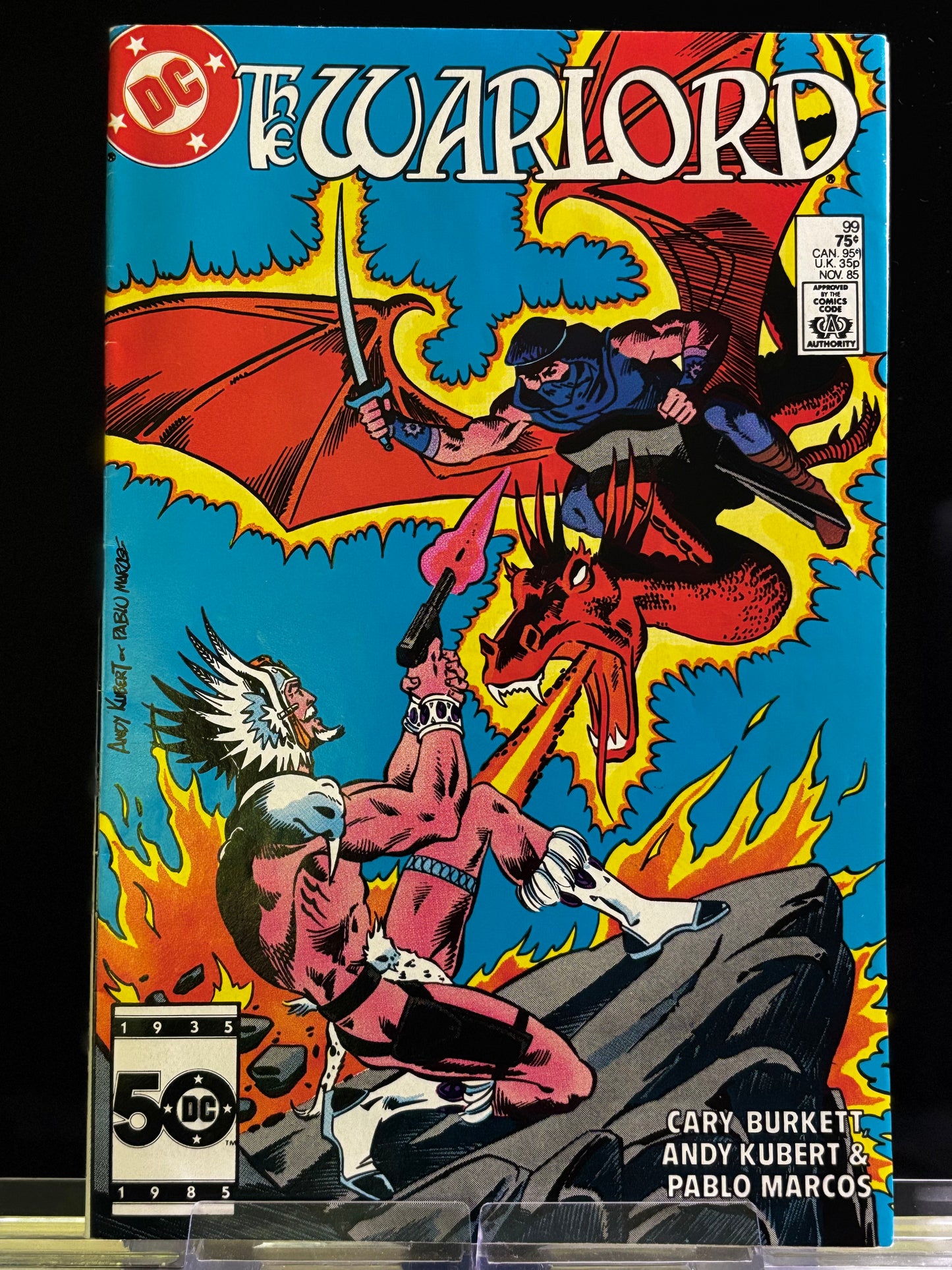 Warlord #96–100 (1985 DC Comics) – VF/NM Lot – Milestone Issue + Late Bronze Age Fantasy Arc