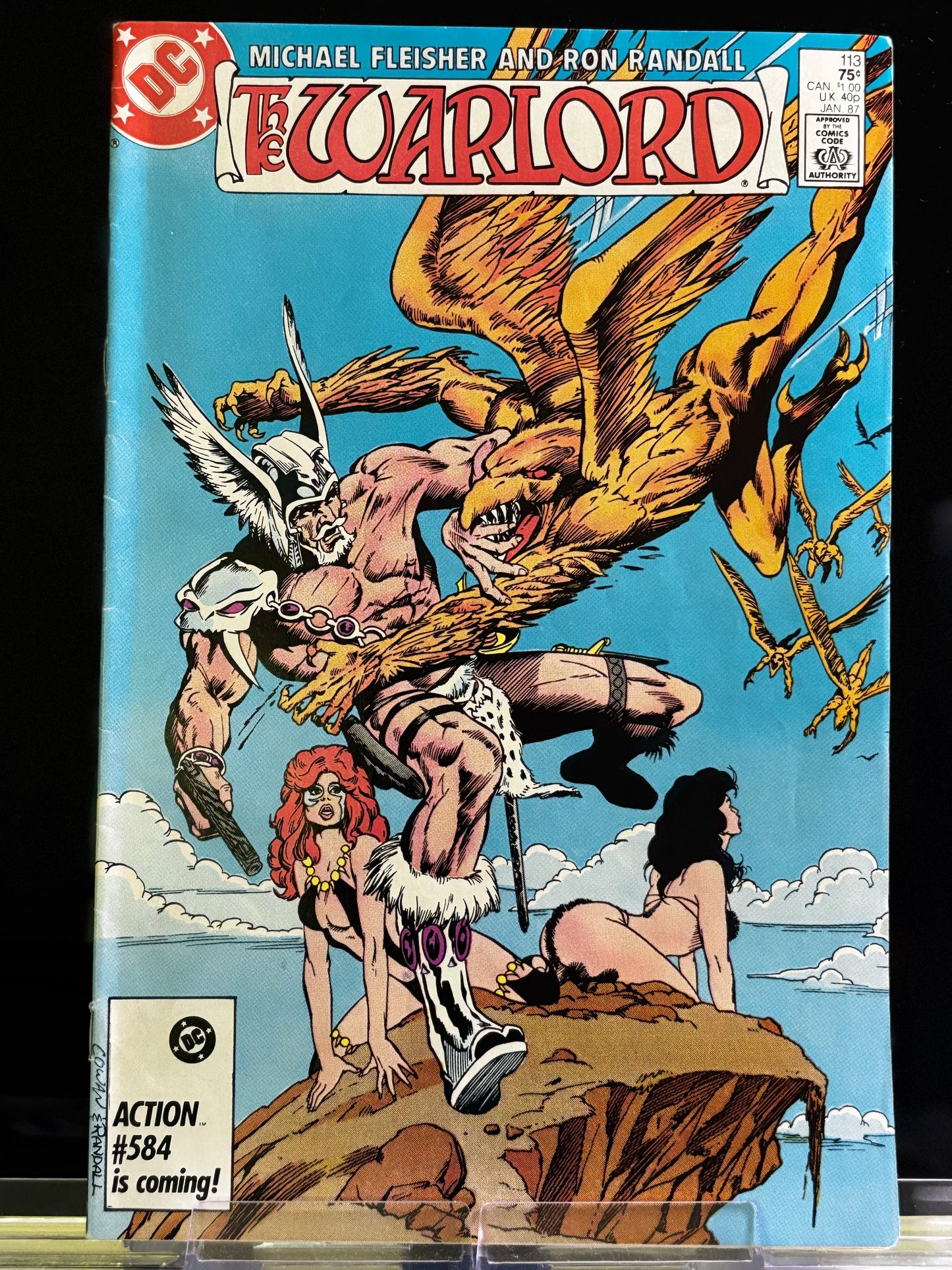Warlord #111–114 (1987 DC Comics) – VF/NM Lot – Twilight of Skartaris – Rare Late-Run Issues