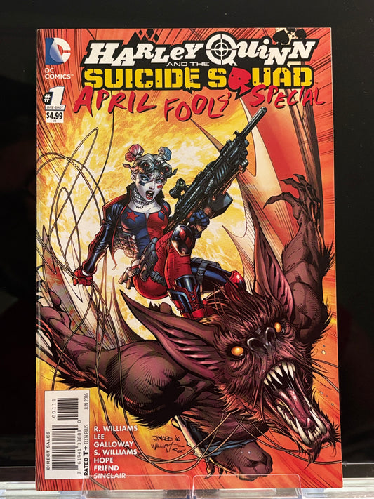 Harley Quinn & the Suicide Squad April Fools’ Special #1 (2016 DC) – VF/NM – “Evil Anonymous” – Jim Lee Art One-Shot