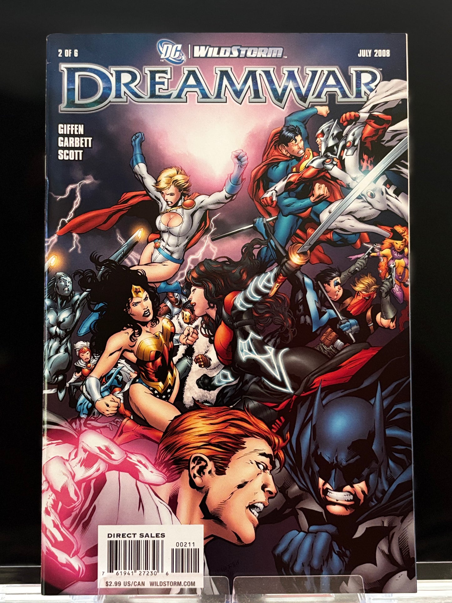 DC Wildstorm: DreamWar #1–3 (2008) – Superman vs. Wildcats – VF/NM Lot – Dreamscape Crossover
