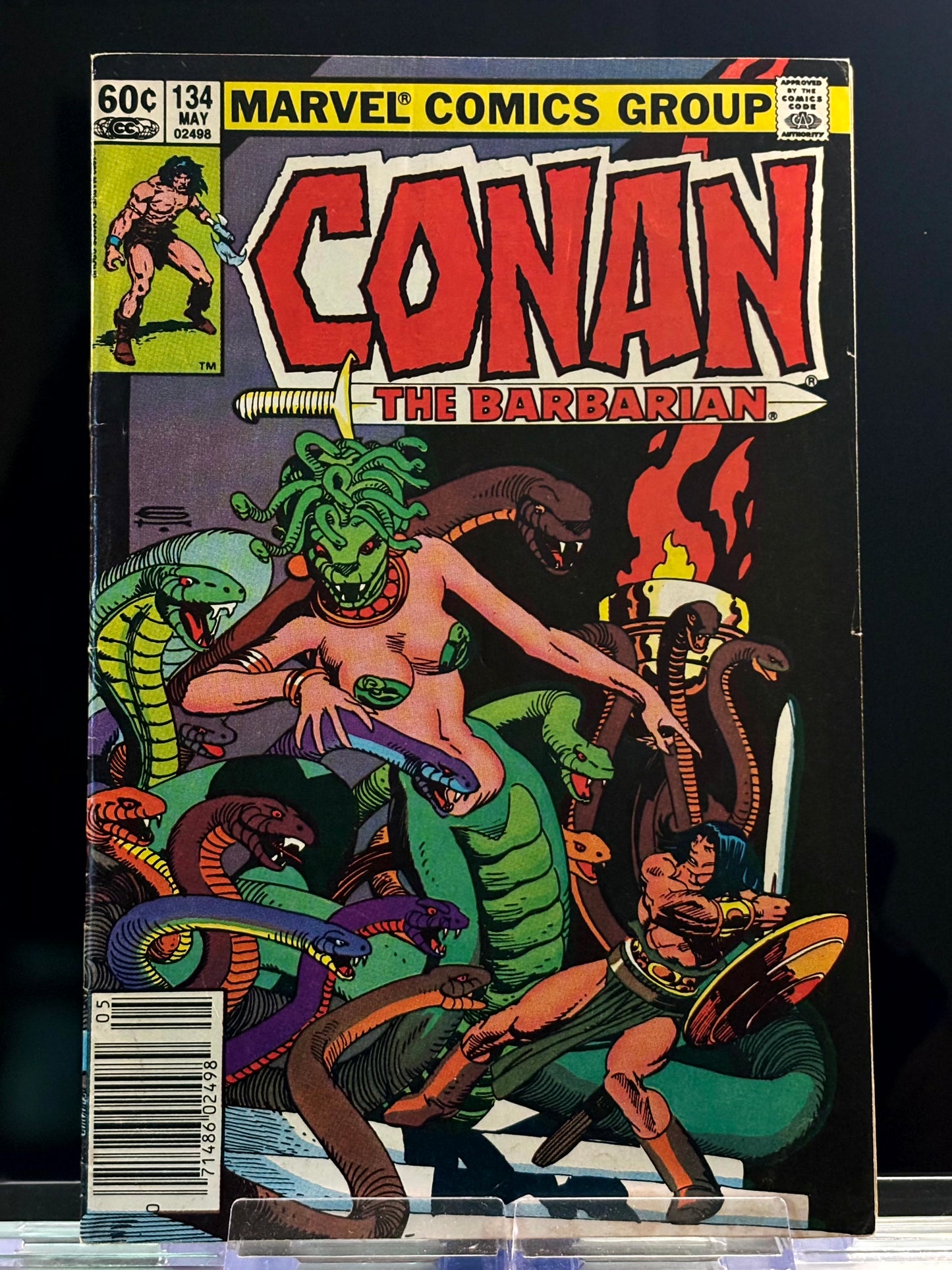 Conan the Barbarian #133, 134, 136, 141, 143 (1970 Marvel) VF/NM Bronze Age Sword & Sorcery Lot