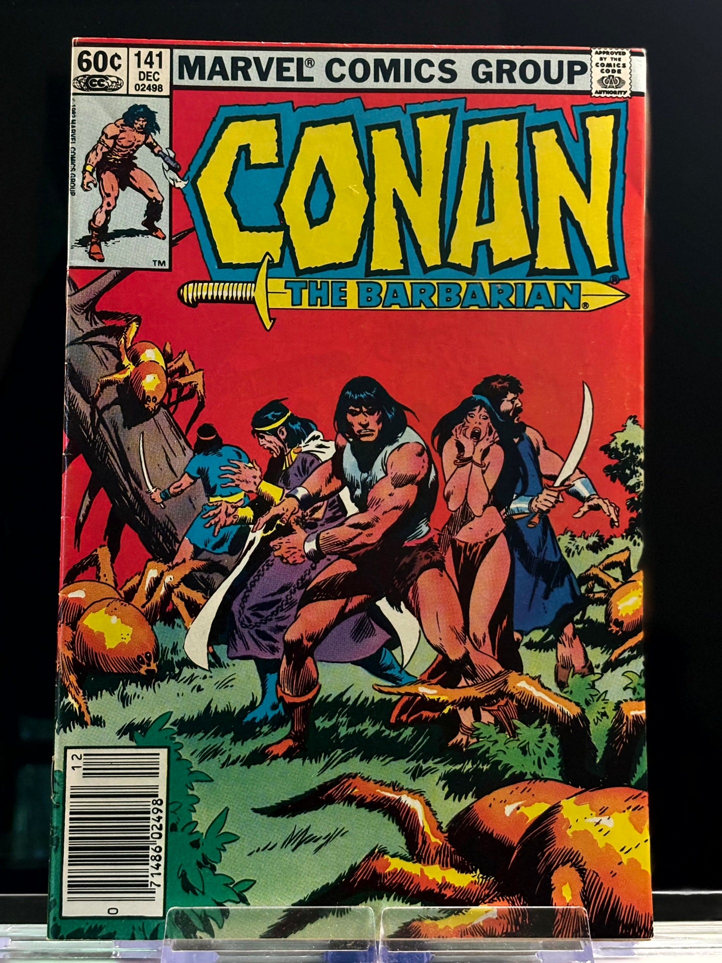 Conan the Barbarian #133, 134, 136, 141, 143 (1970 Marvel) VF/NM Bronze Age Sword & Sorcery Lot