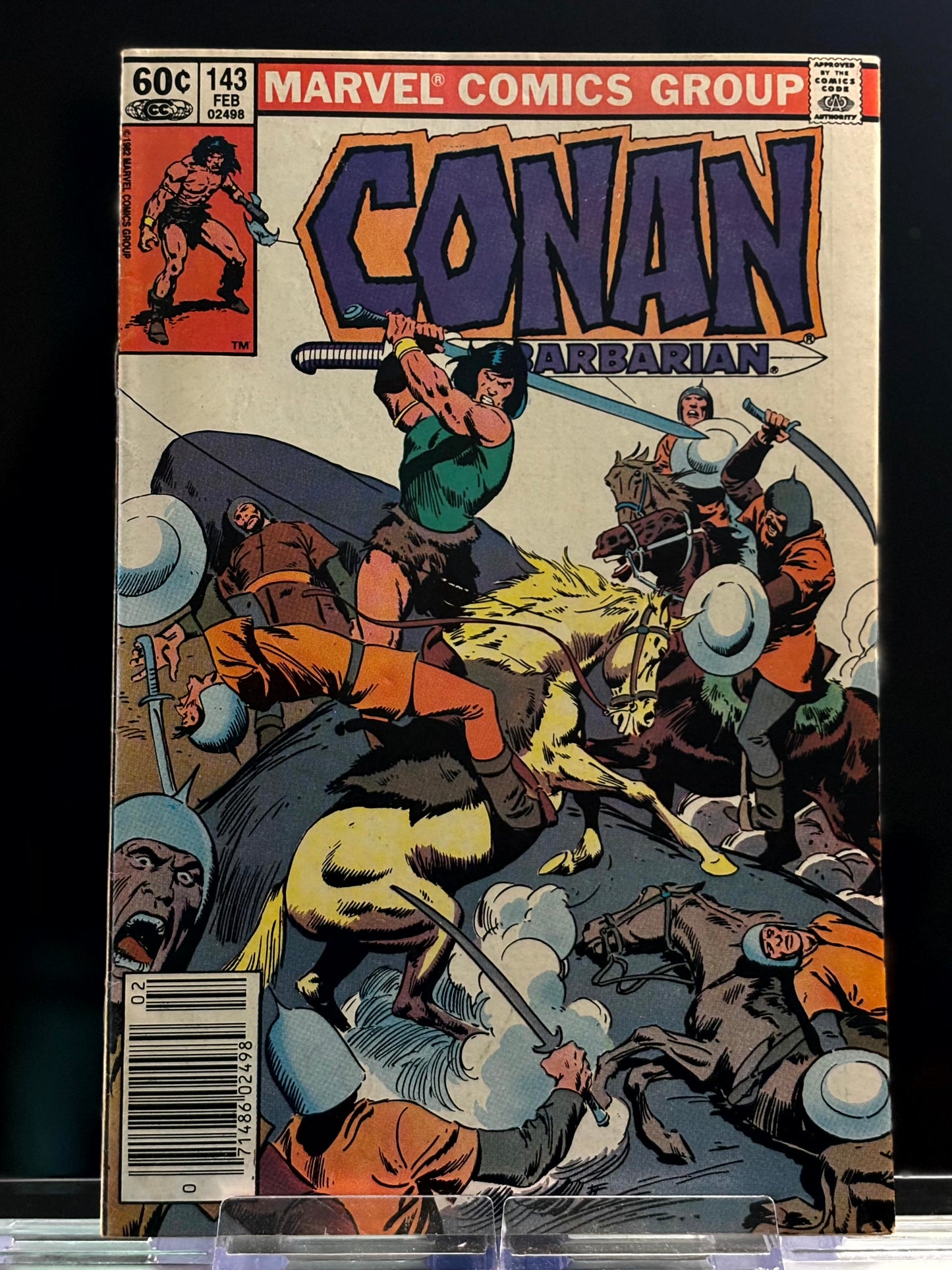 Conan the Barbarian #133, 134, 136, 141, 143 (1970 Marvel) VF/NM Bronze Age Sword & Sorcery Lot