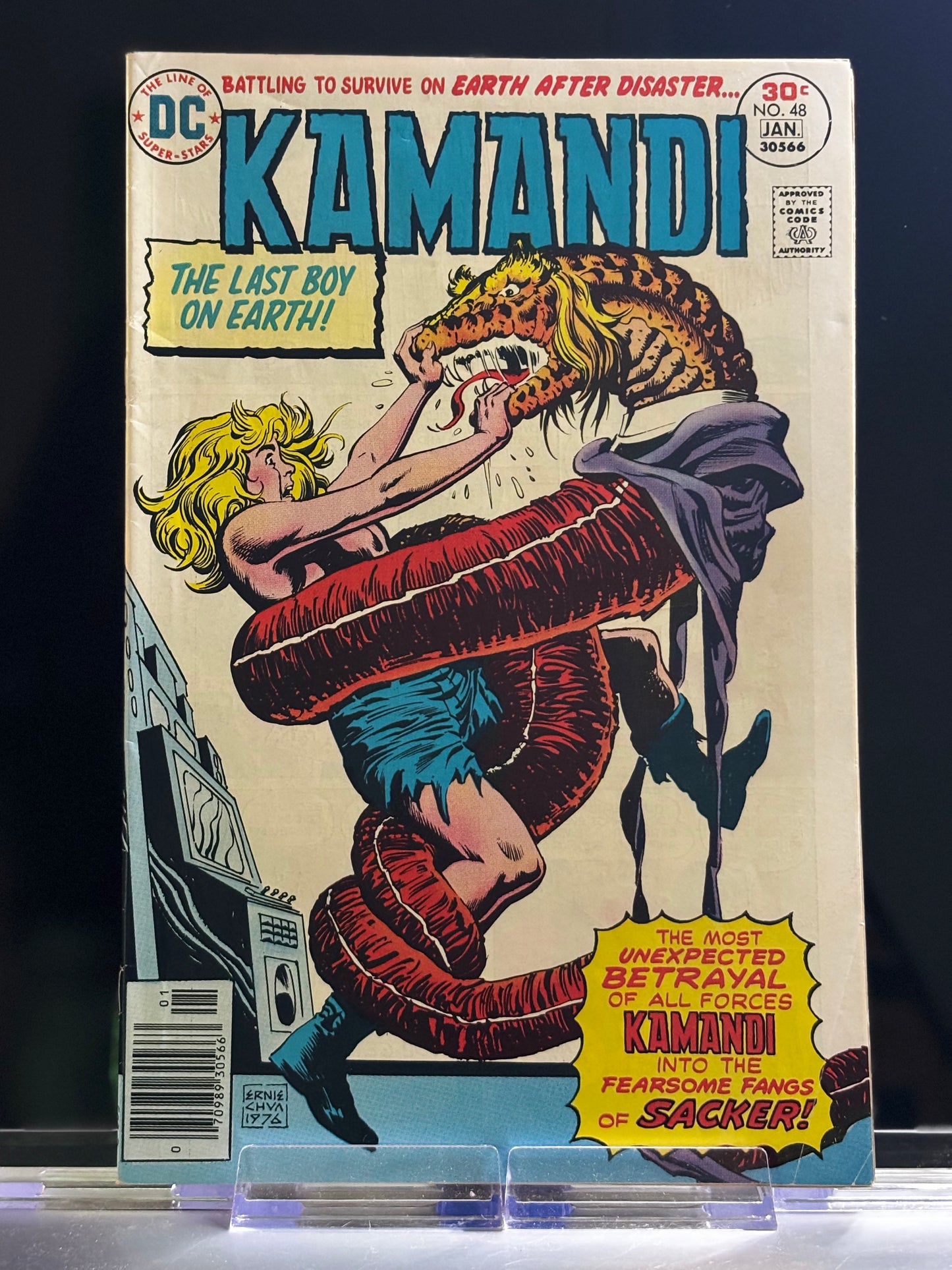 Kamandi, The Last Boy on Earth #48 (1977 DC Comics) – “The Betrayal” – VF/NM Bronze Age Finale Arc