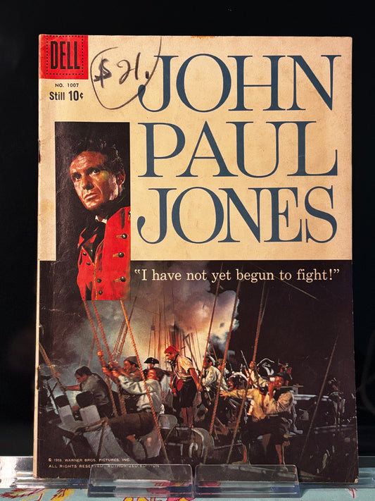 Four Color #1007 – John Paul Jones (1959 Dell Comics) – VG/FN – Historical Biography One-Shot