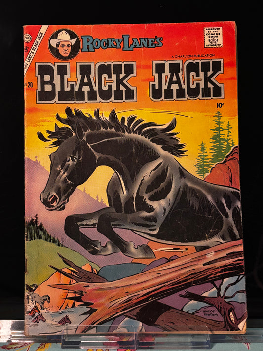 Rocky Lane’s Black Jack #20 (1957 Charlton Comics) – FN/VF – Golden Age Western Comic