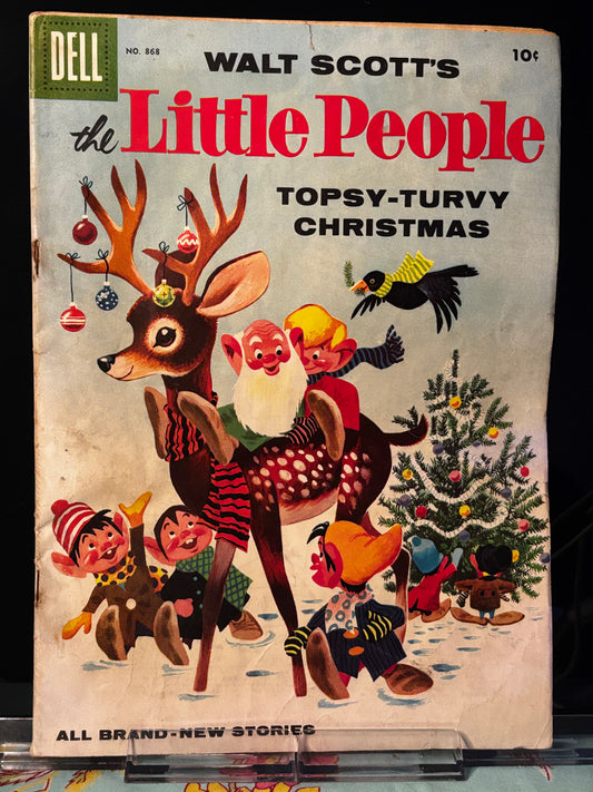 Four Color #868 – Walt Scott’s The Little People (1957 Dell Comics) – GD/VG – Fantasy Golden Age Fairy Tale