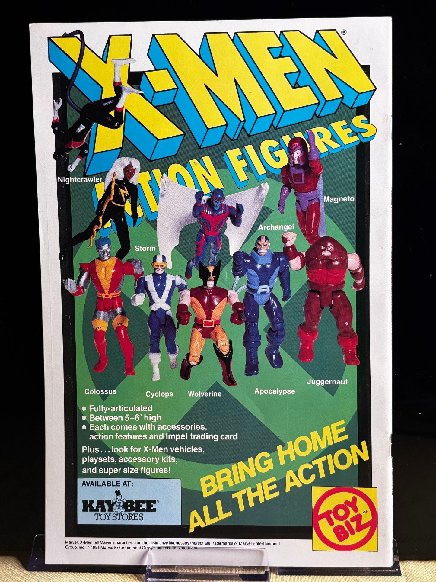 X-Men #1 (1991 Marvel Comics) – Variant Cover B – VF/NM – Wolverine & Cyclops Spotlight