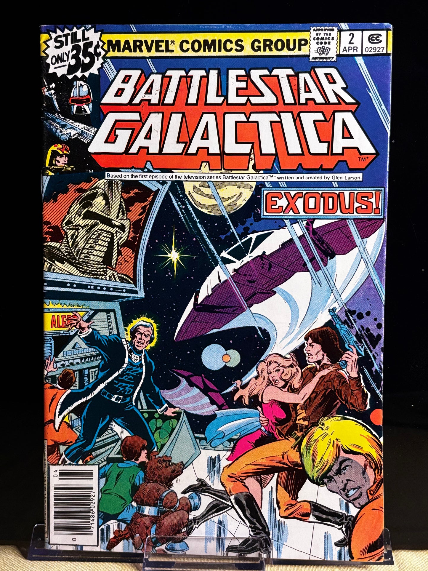 Battlestar Galactica #2 (1979 Marvel Comics) – VF/NM – Classic Sci-Fi TV Adaptation