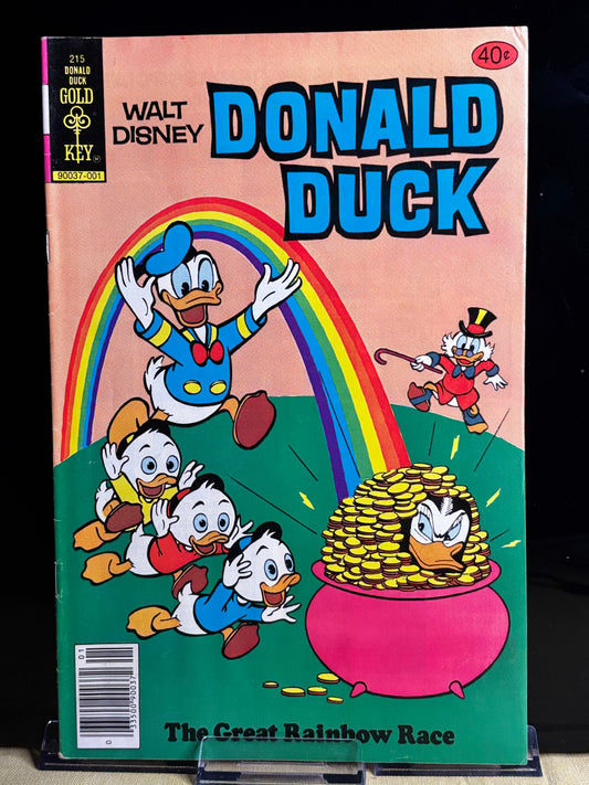 Donald Duck #215 (1980 Whitman/Dell Comics) – VF – Classic Disney Duckburg Humor